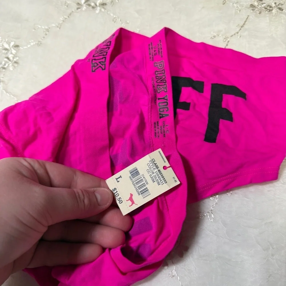 NWT Victoria’s Secret PINK “Hot Stuff” cheeky panty — size L — rare